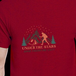 Adventure Awaits DTF Camping Shirt/Customizable Outdoor Tee/Perfect Gift for Campers