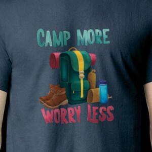 Adventure Awaits DTF Camping Shirt/Customizable Outdoor Tee/Perfect Gift for Campers