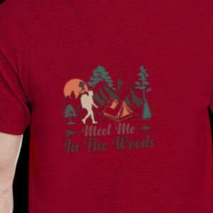 Adventure Awaits DTF Camping Shirt/Customizable Outdoor Tee/Perfect Gift for Campers