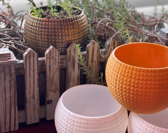 3d-printed Customizable Geometric Plant Pot
