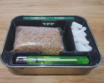 Tobacco Tin Divider Insert - Fits Large 2oz / 50g Tobacco Tins