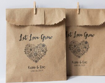paper bag wedding etsy