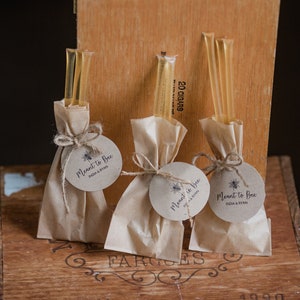 100 % Pure Honey Stick Favors Set of 12 for Weddings, Showers, Parties & More image 1