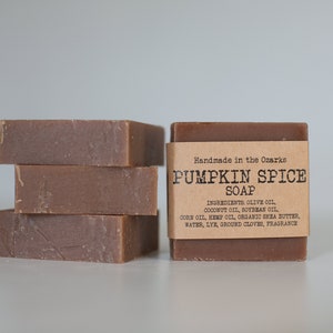 PUMPKIN SPICE Soap Bar - 5 oz