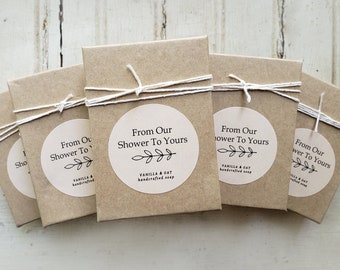 1 oz Vanilla & Oat - Soap Shower Favors