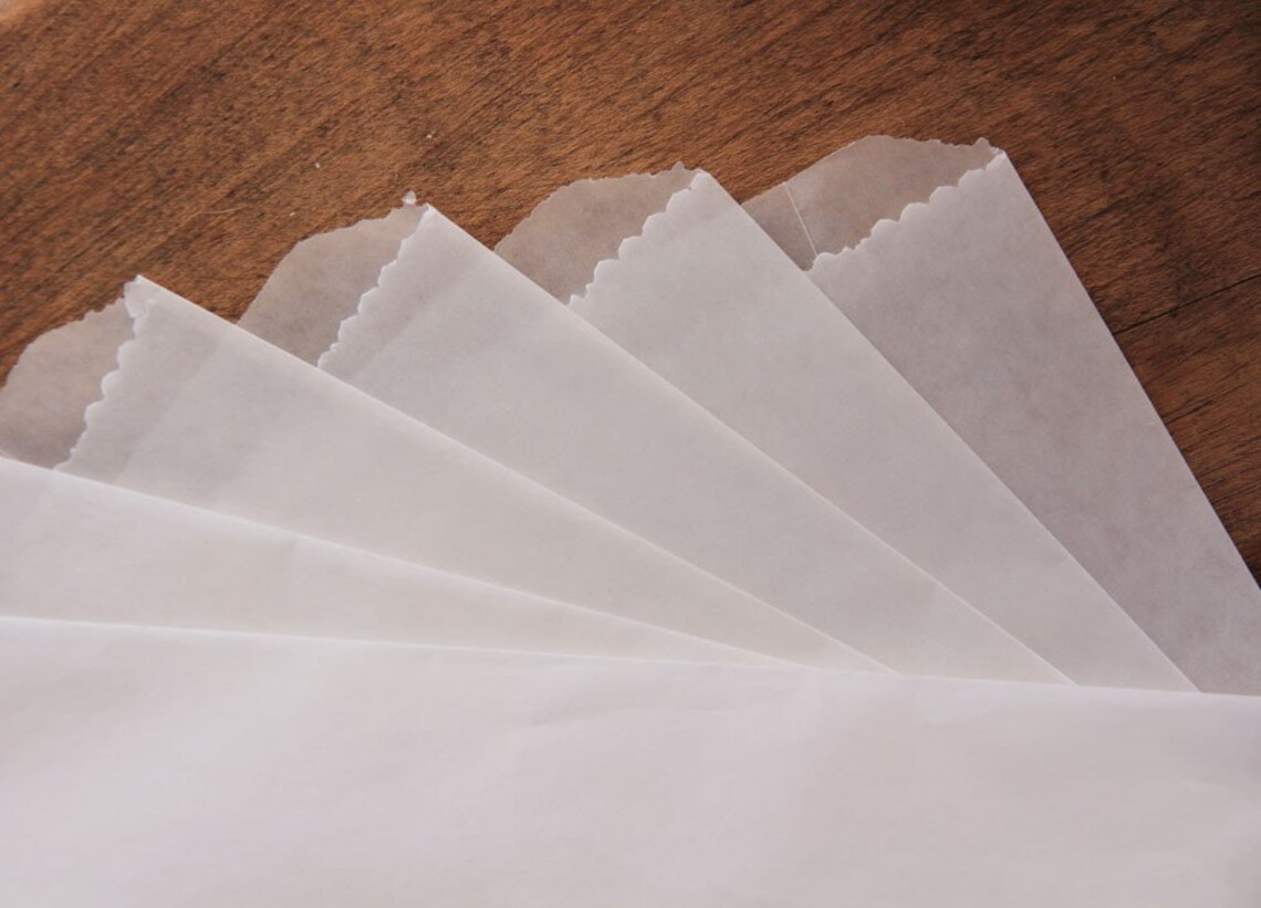 11.5 X 12 Inch Glassine Bags Set of 25 Great for 8x10 Etsy