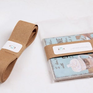 Cinta de papel KRAFT 100 % reciclado, 15 yardas imagen 2