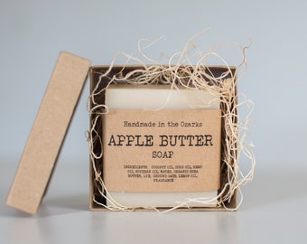 APPLE BUTTER Soap Bar - 5 ounce - with or without soap holder