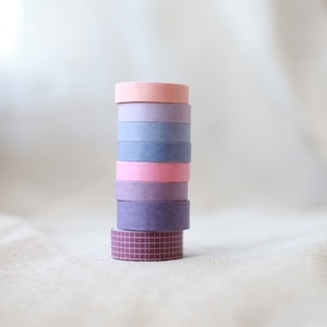 Shades of Violet - Washi Tape Set - 8 Rolls