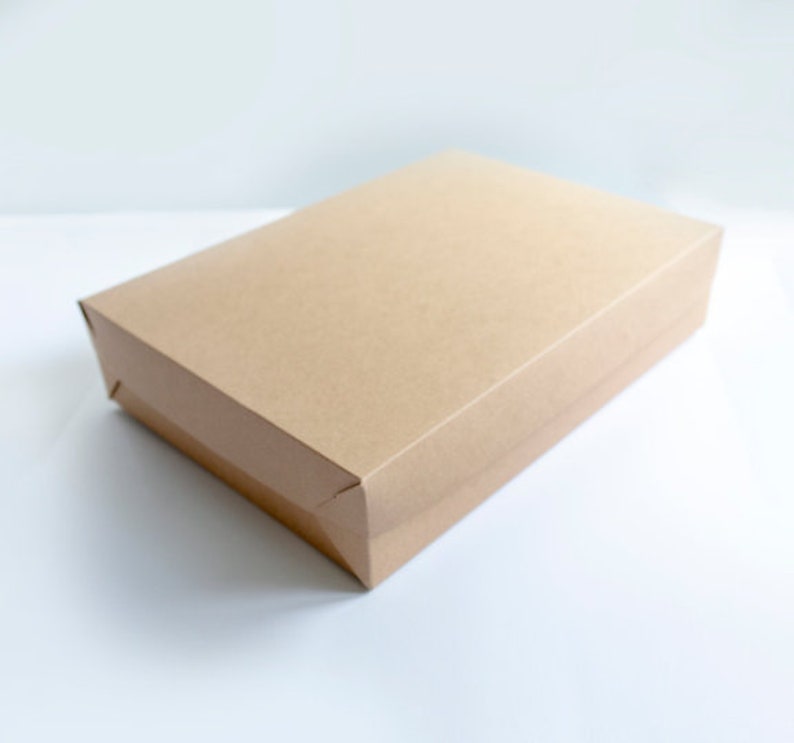 Set of 15 19 X 14 X 4 EXTRA LARGE Kraft Gift Box 1 Piece Foldable Box Etsy