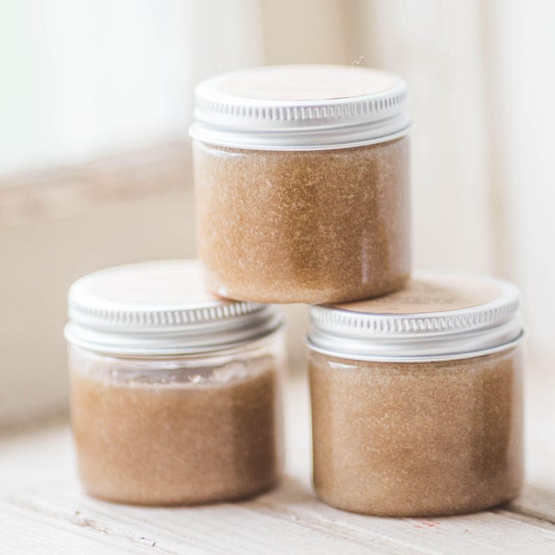 Coconut and Brown Sugar Scrub 2oz Set of 60 Favors Great for weddings, baby showers, bridal showers, client gifts image 4