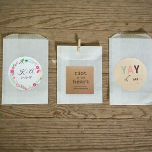 3 1/4 x 4 5/8 Glassine Bags set of 400 Wedding Favor Bags, Treat Bags, Business Card Envelopes image 4