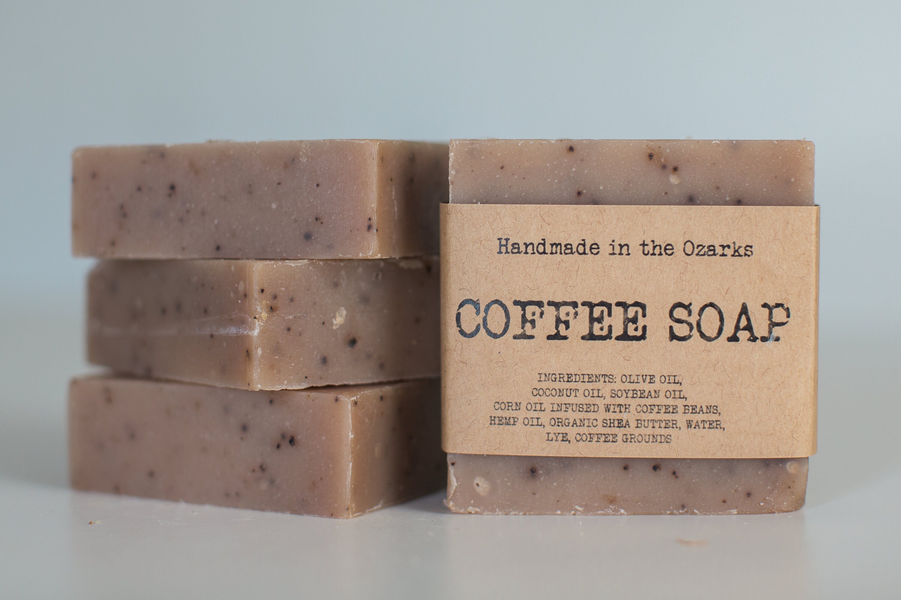 COFFEE Soap Bar 5 Oz Exfoliating and Moisturizing Handmade Etsy UK