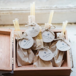 100 % Pure Honey Stick Favors Set of 12 for Weddings, Showers, Parties & More image 2