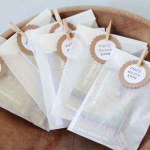 Glassine Bags set of 50  3 1/4  x 4 5/8 ||  Wedding Favor Bags, Treat Bags, Business Card Envelopes, Chocolate Bags