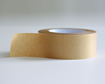 Kraft Paper Tape with glossy outer surface- 2 inches x 180ft  or 3/4 inch x 180 ft