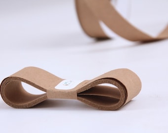 KRAFT 100 Percent Recycled Paper Ribbon 5 Yards