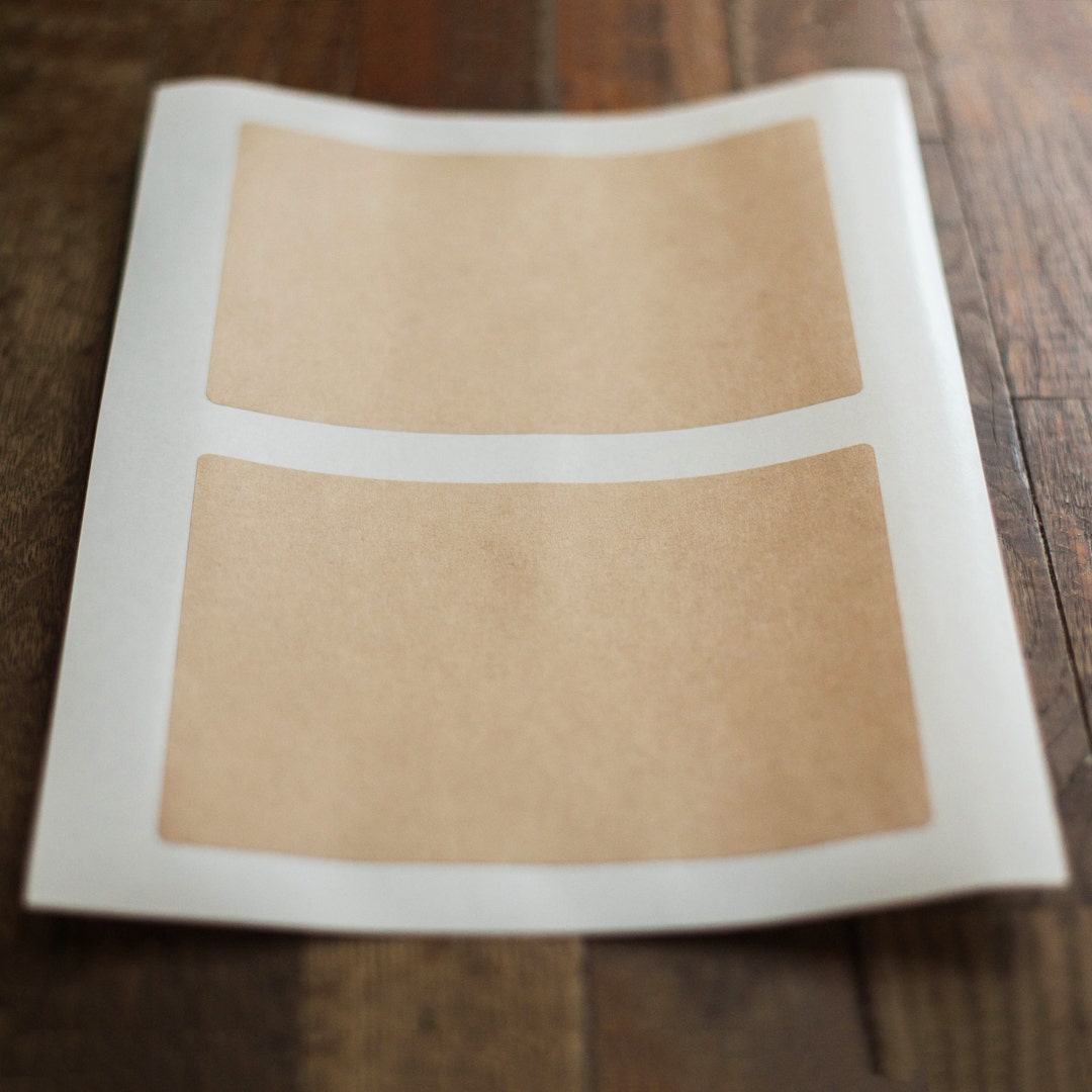 Kraft Shipping Labels 6.5 in X 4.5 In Set of 10 USPS Etsy