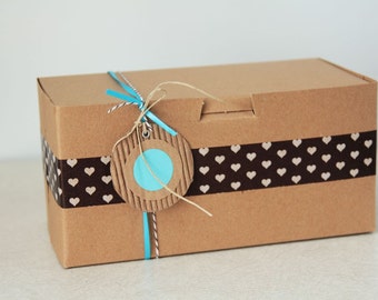 8 x 4 x 4  Kraft Cupcake or Gift Boxes set of 60