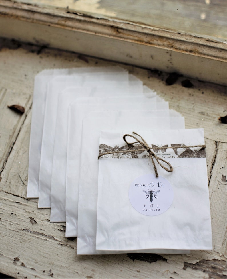 4 3/4 x 6 3/4 Glassine Bags set of 150 Wedding Favor Bags, Treat Bags, Business Card Envelopes image 1