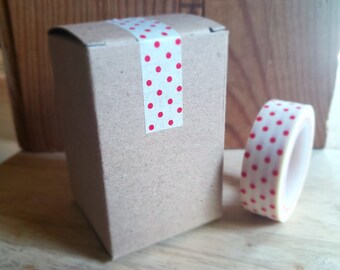 Set of 10  - 2x2x3 inch Kraft Gift Boxes