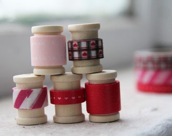 ITS ALL LOVE Japanese Washi Tape Assortment || Valentine's Day Decorations, Decor, Party Favors, Pink and Red Wedding