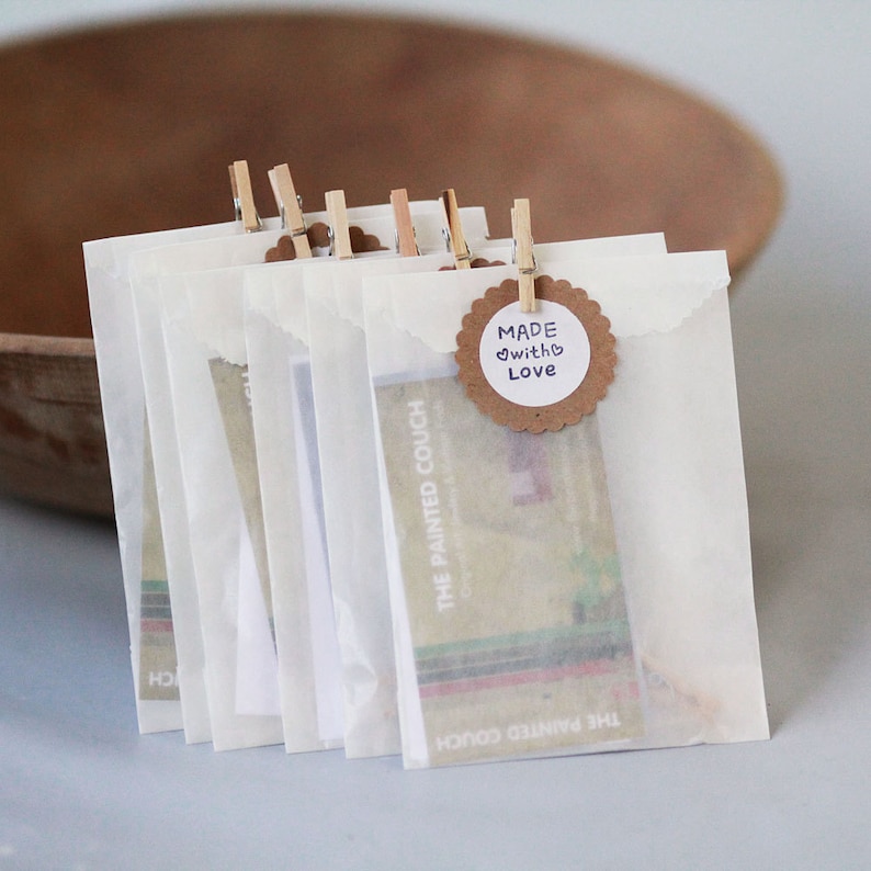 Business Card Envelopes 3 14 x 4 58 Glassine Bags set of 300 Treat Bags Wedding Favor Bags