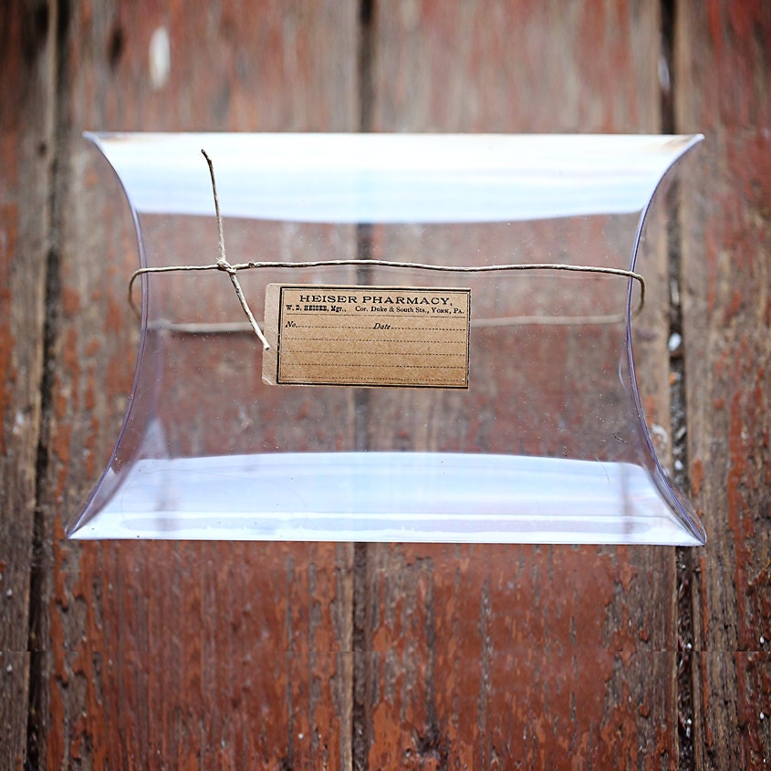 Set Of 150 Clear Pillow Boxes 4 1 2 X 4 1 2 X 1 1 2 Party Favor