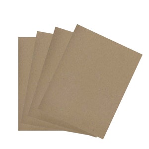 Recycled Kraft Copy Paper - Set of 25 - 8.5 x 11 inches   Eco-friendly printer paper,  recycled printer paper, brown bag paper