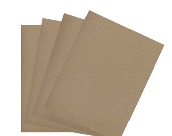 Recycled Kraft Copy Paper - Set of 50 - 8.5 x 11 inches   Eco-friendly printer paper,  recycled printer paper, brown bag paper