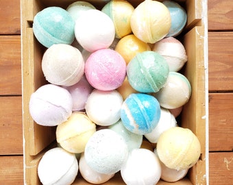 Assorted Bathbombs- variety pack, 4.5 oz, great for party favors or wedding favors