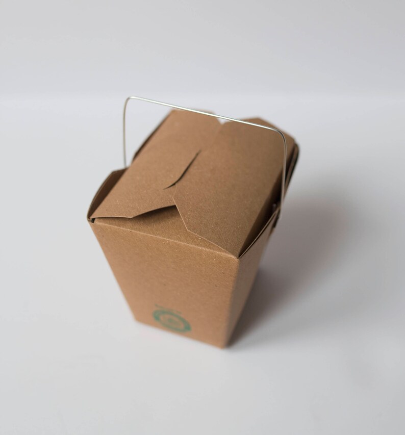 Brown Kraft 100 Recycled 16 Oz Chinese Style Takeout Boxes Etsy