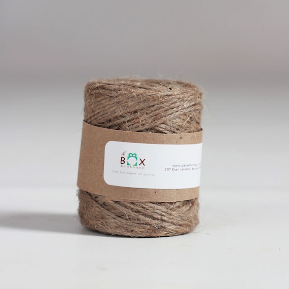 Natural Jute Twine 65 yards (195 ft) | Home & Garden Supply | Decorative Twine | Wedding Decor | Rustic Home Decor | Rustic Wedding