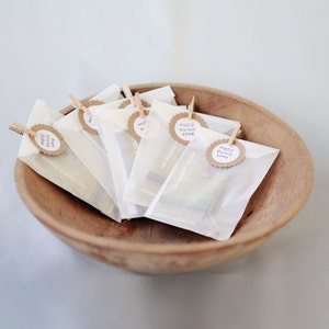 3 1/4 x 4 5/8 Glassine Bags set of 250 Wedding Favor Bags, Treat Bags, Business Card Envelopes image 2