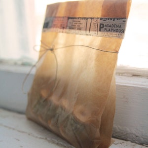 7.8 x 6 x 2.75 Set of 50 Biodegradable Kraft Wax Paper Bags image 2