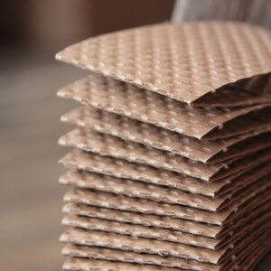 Kraft Coffee Cup Sleeves set of 15  As Seen In Better Homes & Gardens Food Gift Magazine | wedding favor sleeves, cookie sleeves, java