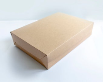 1  Box - 19 x 14 x 4 EXTRA LARGE Sheet Cake Box - 1 piece foldable kraft gift box