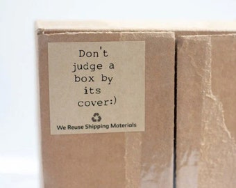 Recycled Packaging Stickers | Kraft Paper, Reuse Shipping Materials