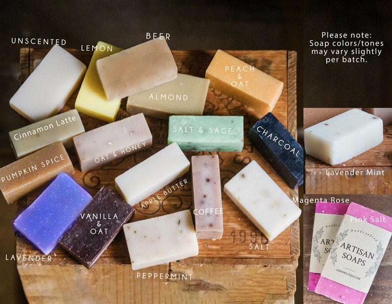 Mini Wedding Soap Favors Classic Guest Soaps with white wraps Choose your scent Customize your wrap design image 3