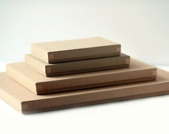 Kraft Photography Boxes- for 5 x 7 prints - Set of 50 | Recycled Brown Boxes, Photography Print Box, Folio Box, Proof Box, Art Presentation