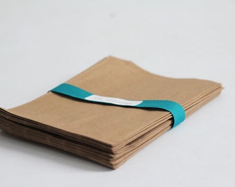 Kraft Paper Bags Lot of 25  4x6  | Rustic Wedding Favor Bags, Candy Bags, Cookie Bags, Photo Print Bags, Gift Card Bags