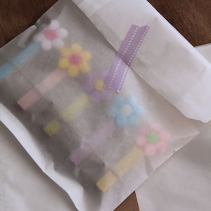 6 3/4 x 9 Glassine Bags Set of 25 || Wedding Favor Bags, Treat Bags, Handmade gifts