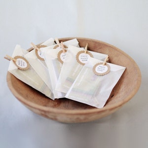 Glassine Bags set of 130 3 1/4 x 4 5/8 Wedding Favor Bags, Treat Bags, Business Card Envelopes image 3