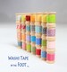 Washi Tape - 20 hand-rolled wooden spools |  Grab Bag  ||Stripes / Dots / Chevron / Grid / Floral / Vintage Assorted Set 