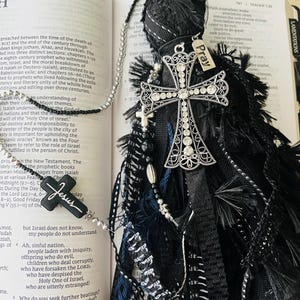 Bibel Quaste Lesezeichen | Lesezeichen | Religiöses Lesezeichen | Bibel Zubehör | Perlen Quaste Lesezeichen