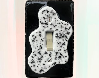 Placa de interruptor de luz PopFruitTart Cookie & Cream con diseño de Oreo Crumble, decoración casera maximalista para el hogar con dopamina, comida falsa, regalo divertido del Año Nuevo 2000, novedad funky