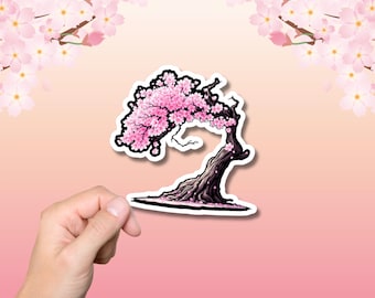 Sakura Tree Sticker: Japanese Cherry Blossom Vinyl Decal