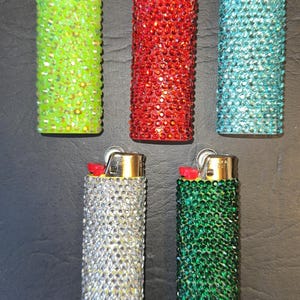 Custom Bedazzled Lighters