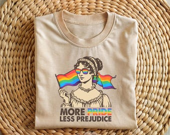 More Pride Less Prejudice Shirt, LGBTQ Sweatshirt, Proud Ally Shirt,Pride Month Shirt, LGBTQ Gift,Pride Parade, Lesbian Shirt,  Rainbow Tee