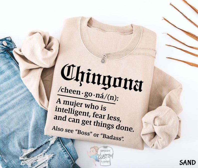 Chingona Definition DTF, Ready to Press, Latina Iron On, Badass Boss ...